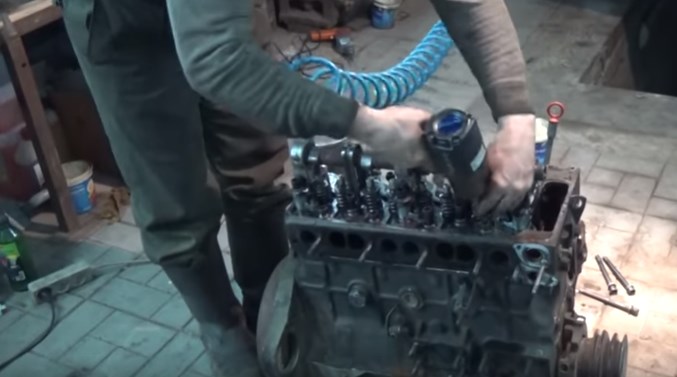 Ремонт дизельного двигателя