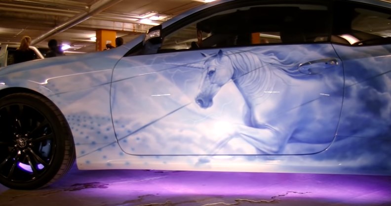 Аэрография автомобиля