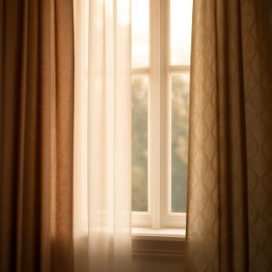 Различные типы штор на окнах в интерьере