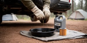 Слитие масла в полевых условиях