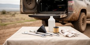 Инструменты и расходники у кемпера